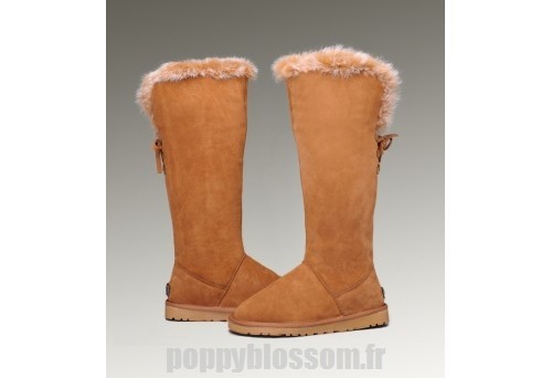 Sommet des charts Ugg-214 Grand fourrure Fox Chataigne Bottes?